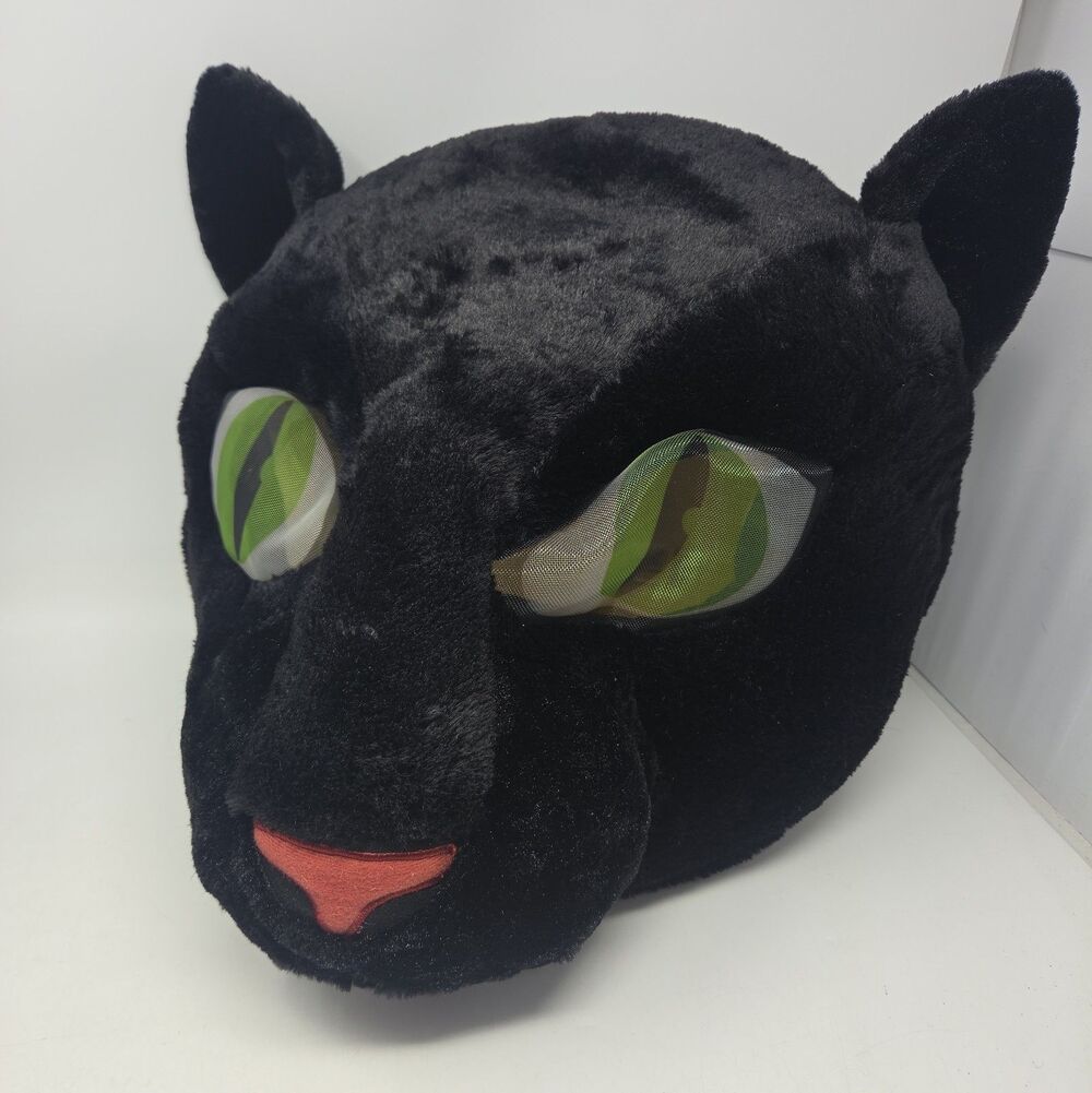 Dan Dee Big Greeter Head Black Cat Panther Halloween Mask Mascot Costume Head